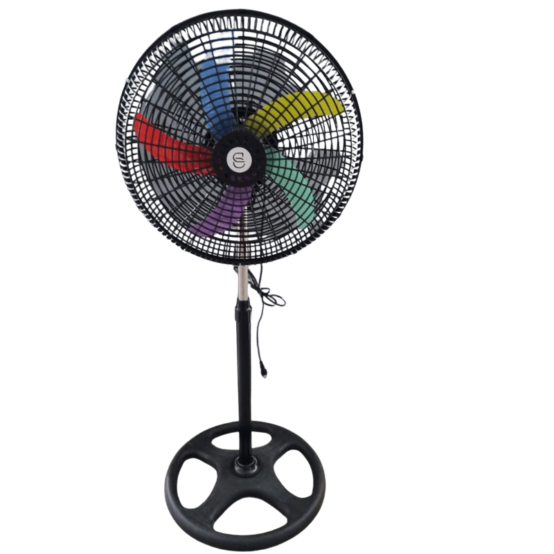 VENTILADOR 18 PULGADAS ASPAS COLORES